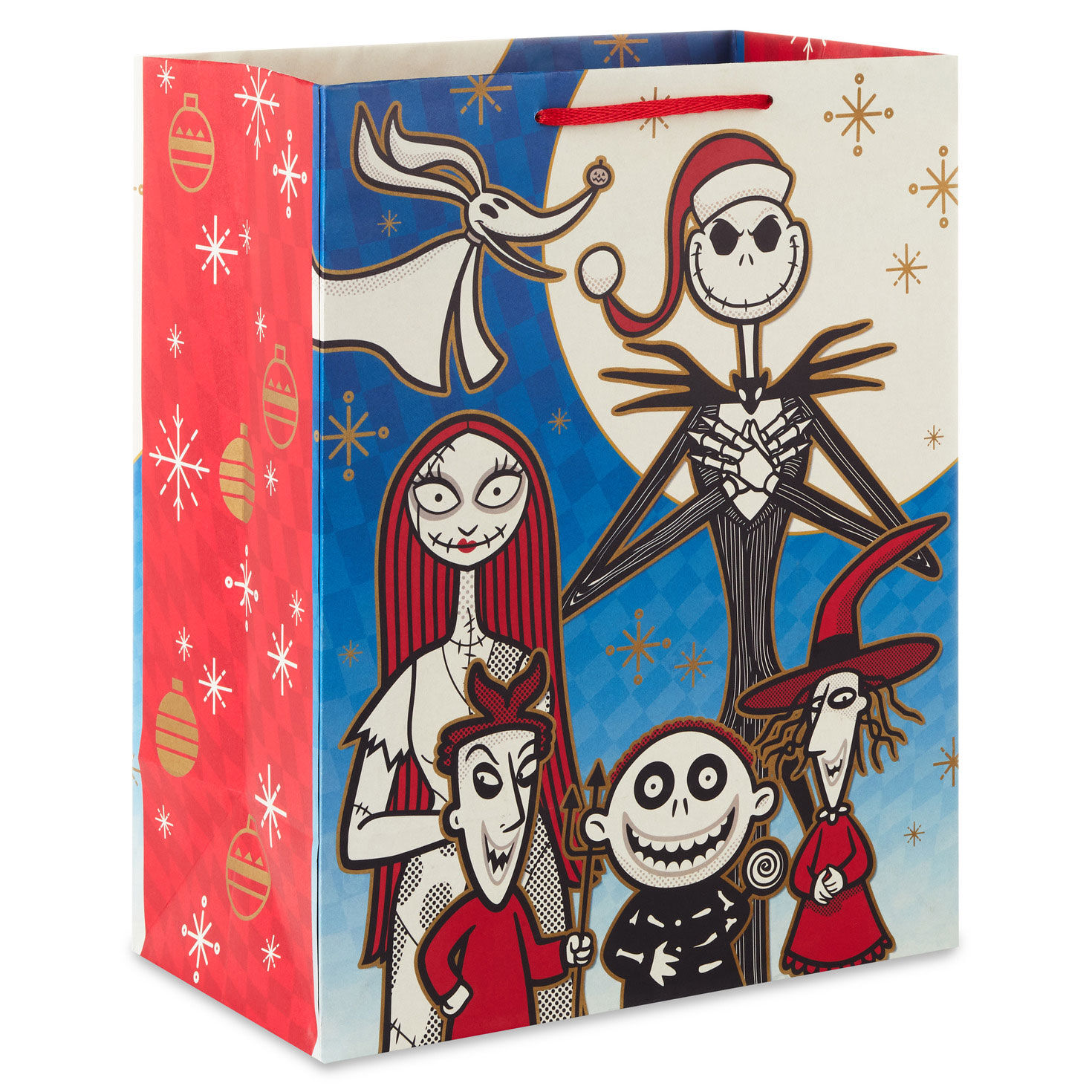 13" Disney Tim Burton's The Nightmare Before Christmas Characters on Blue Large Gift Bag for only USD 4.49 | Hallmark
