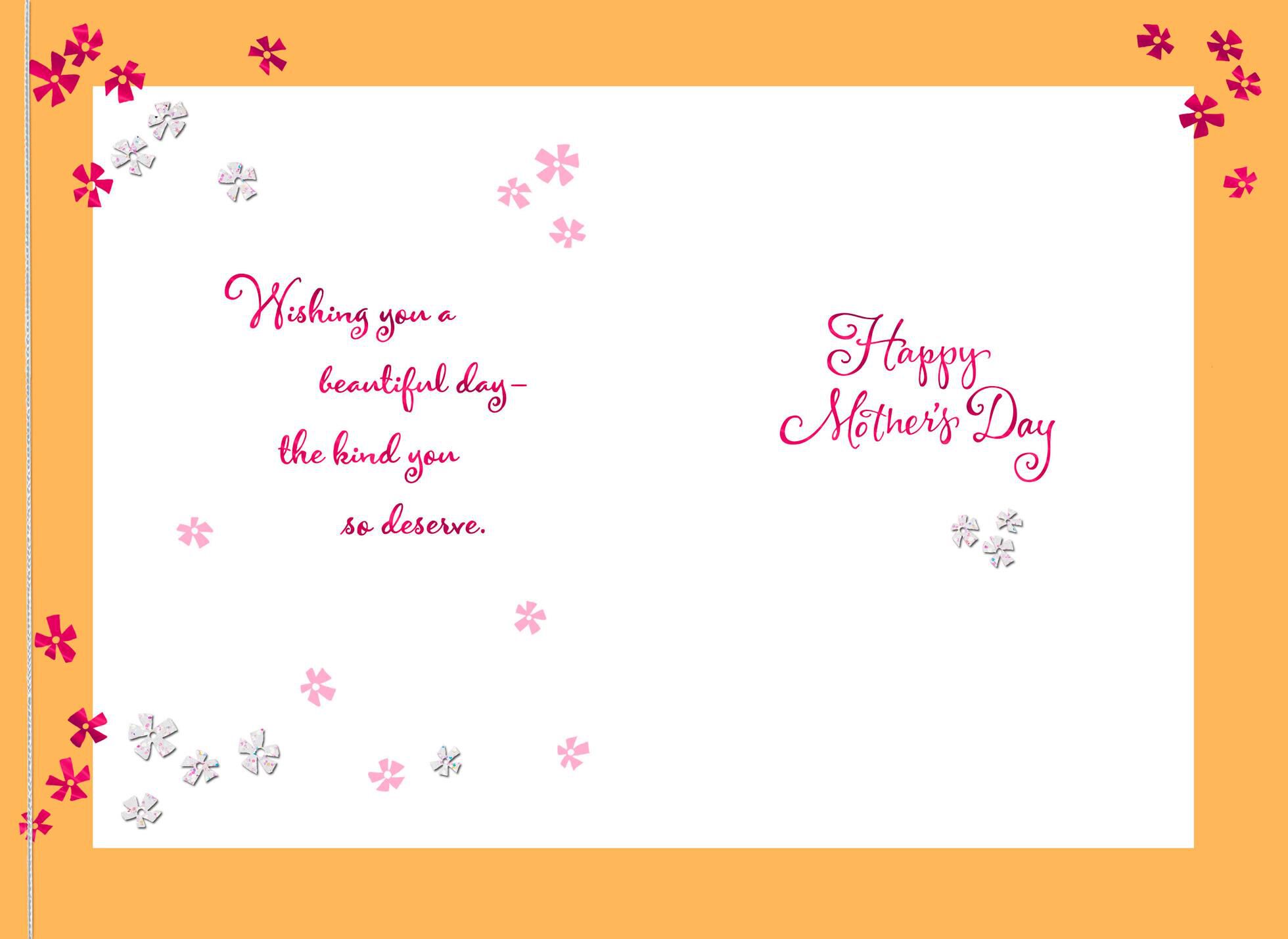 Tiny Flowers Mother's Day Card From Us