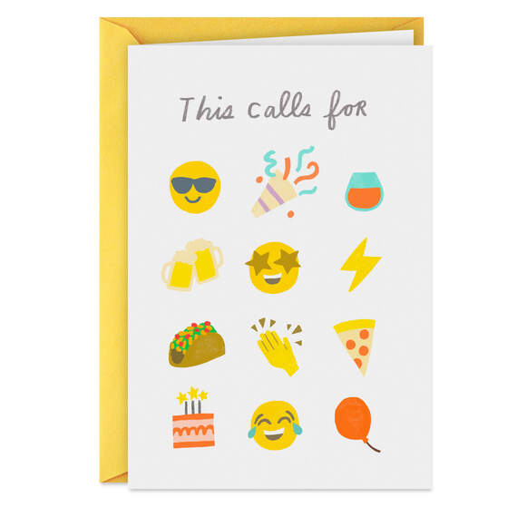 Fun Emojis Birthday Card