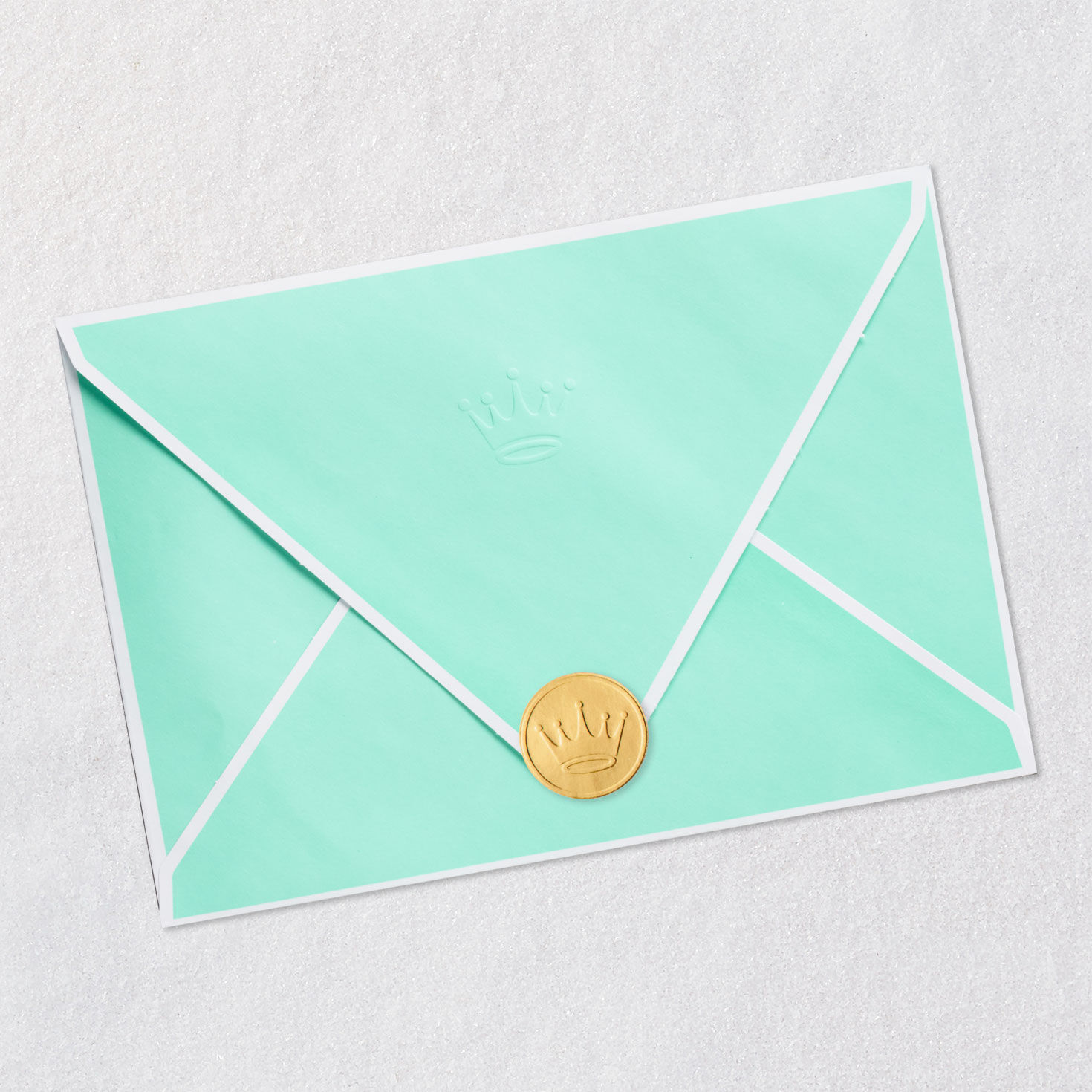 Pull-up Paper Craft Green Potted Plant Birthday Card Envelope Back with Seal image number 7