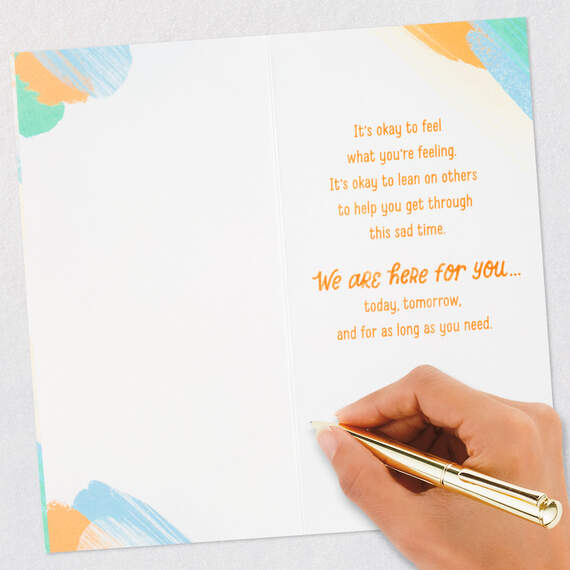 We Are Here for You Sympathy Card, , large image number 6