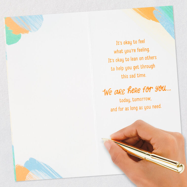 We Are Here for You Sympathy Card, , large image number 6