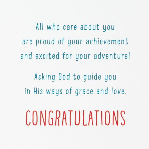 A Time to Explore and Grow Religious Confirmation Card, 