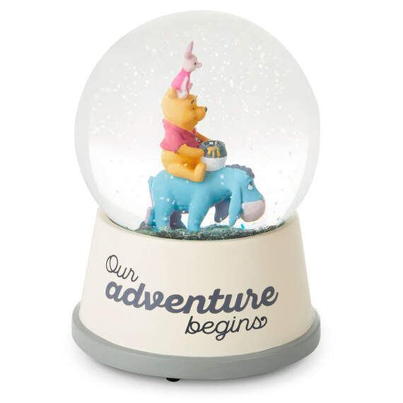 Disney Baby Winnie the Pooh Our Adventure Begins Musical Snow Globe, , large image number 1