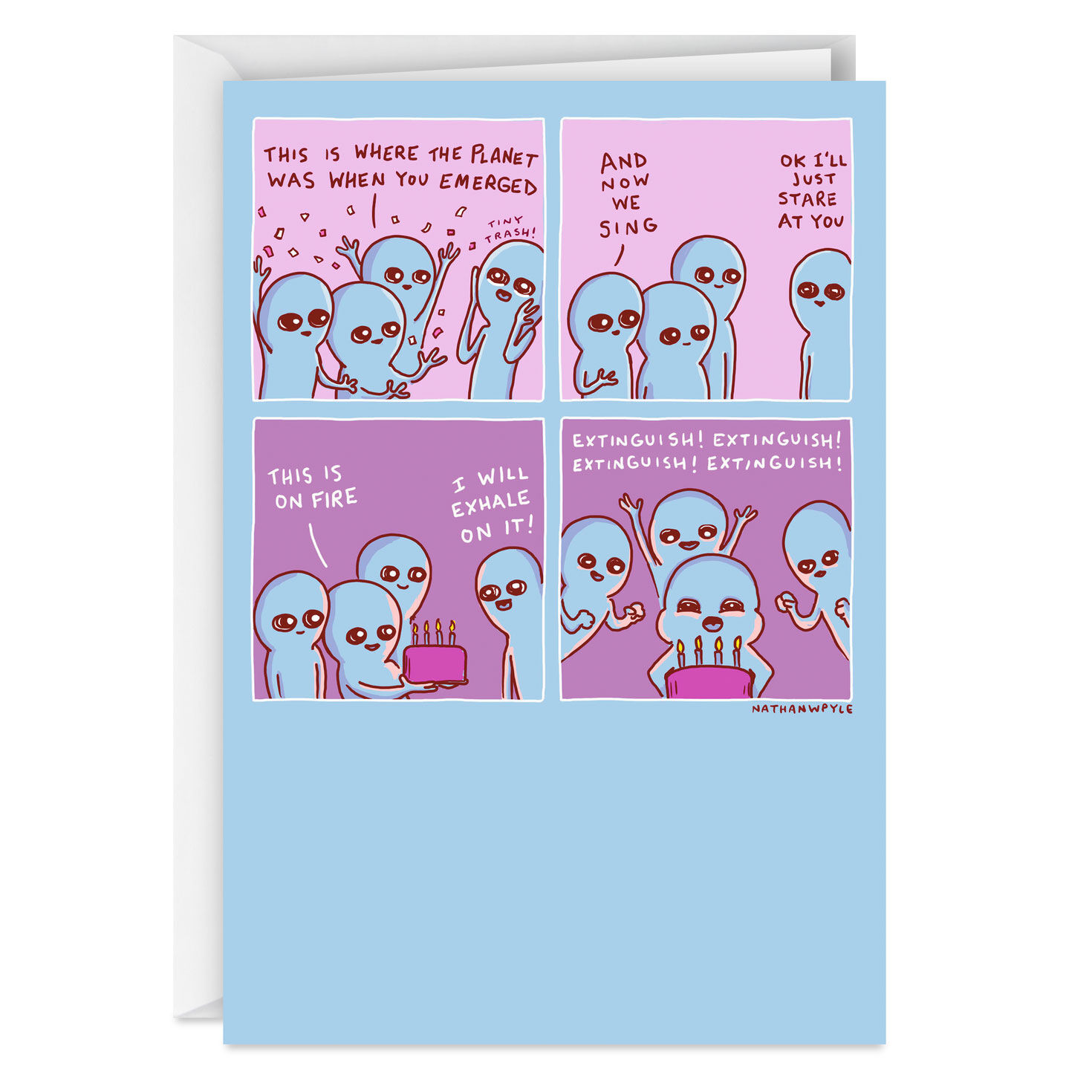 Strange Planet Your Continued Existence Funny Birthday Card for only USD 3.99 | Hallmark