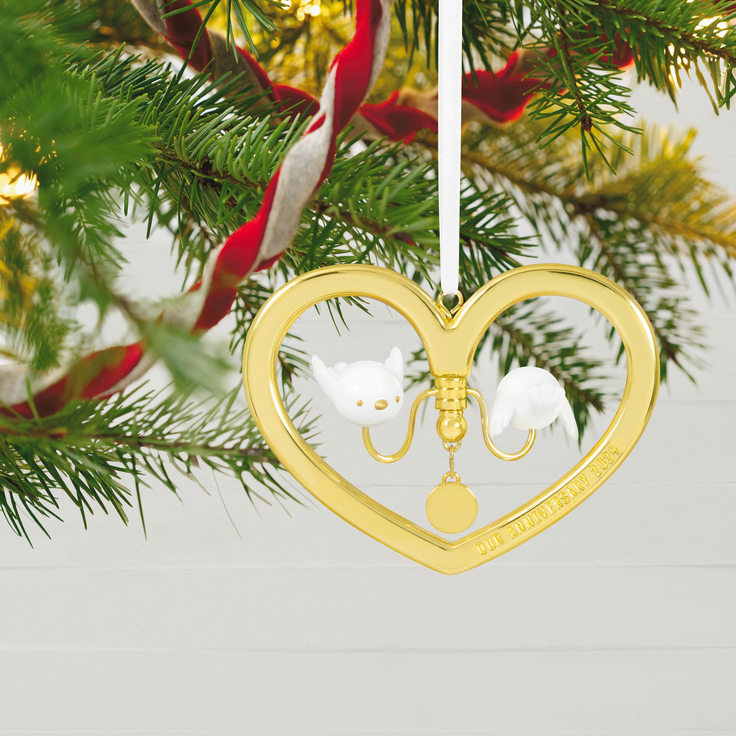Hallmark 25th online wedding anniversary ornament