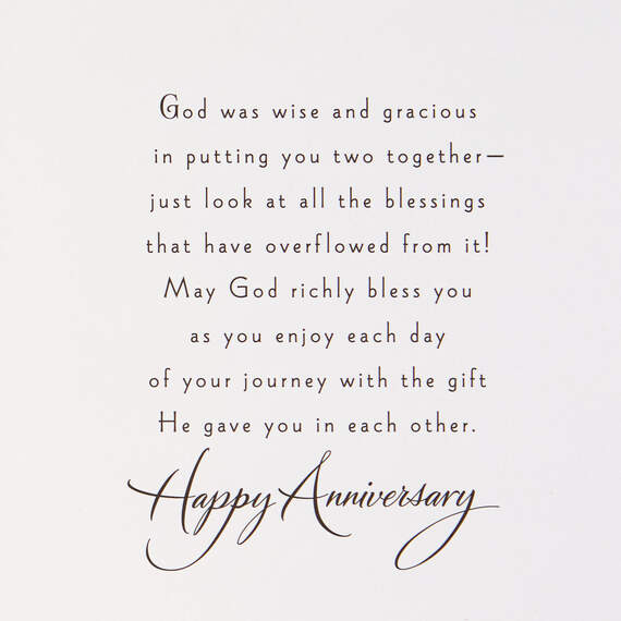 With Joy for You Religious 50th Anniversary Card, , large image number 2