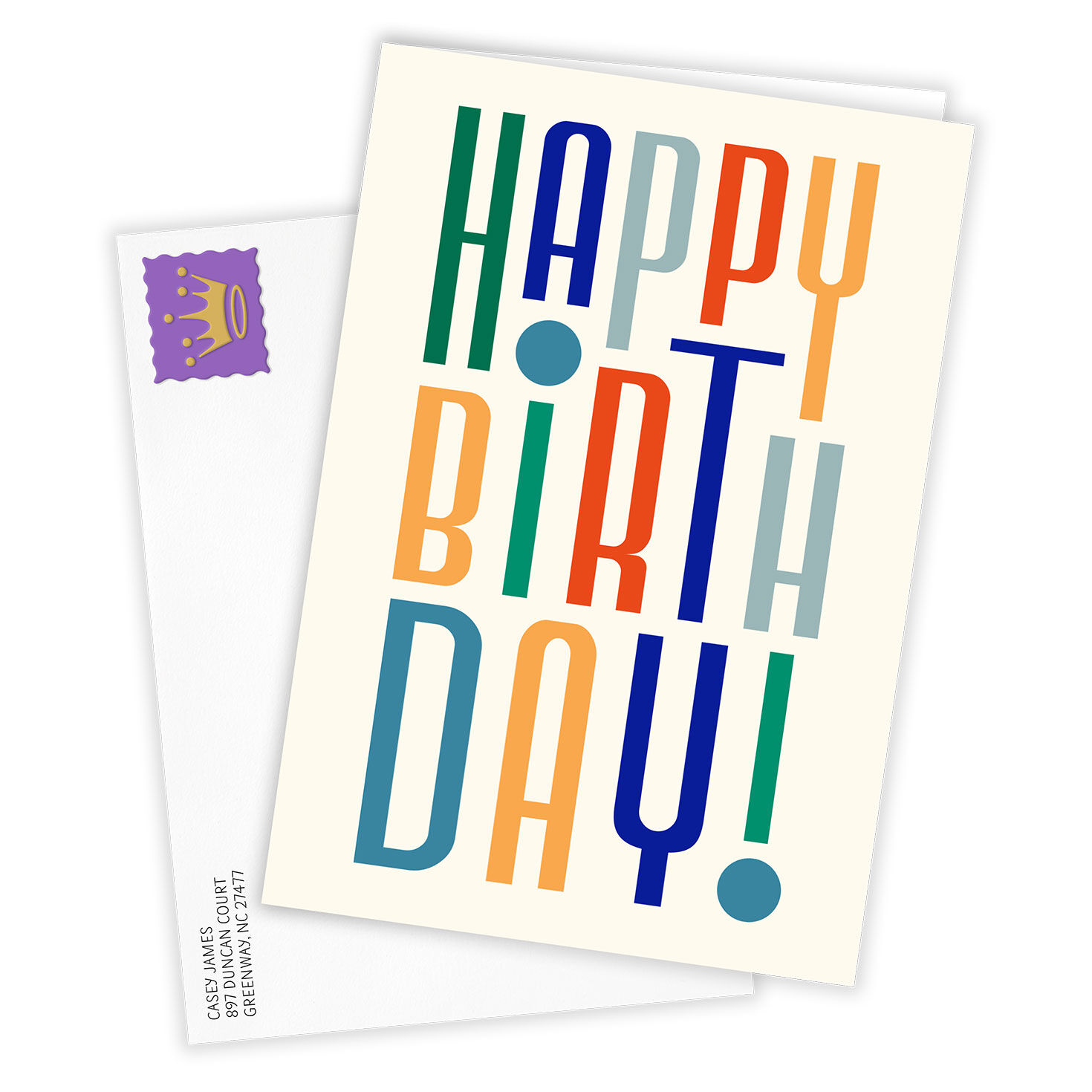 Modern Artsy Lettering Custom Birthday Card - Greeting Cards | Hallmark