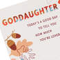 You're Loved Thanksgiving Card for Goddaughter, , large image number 4