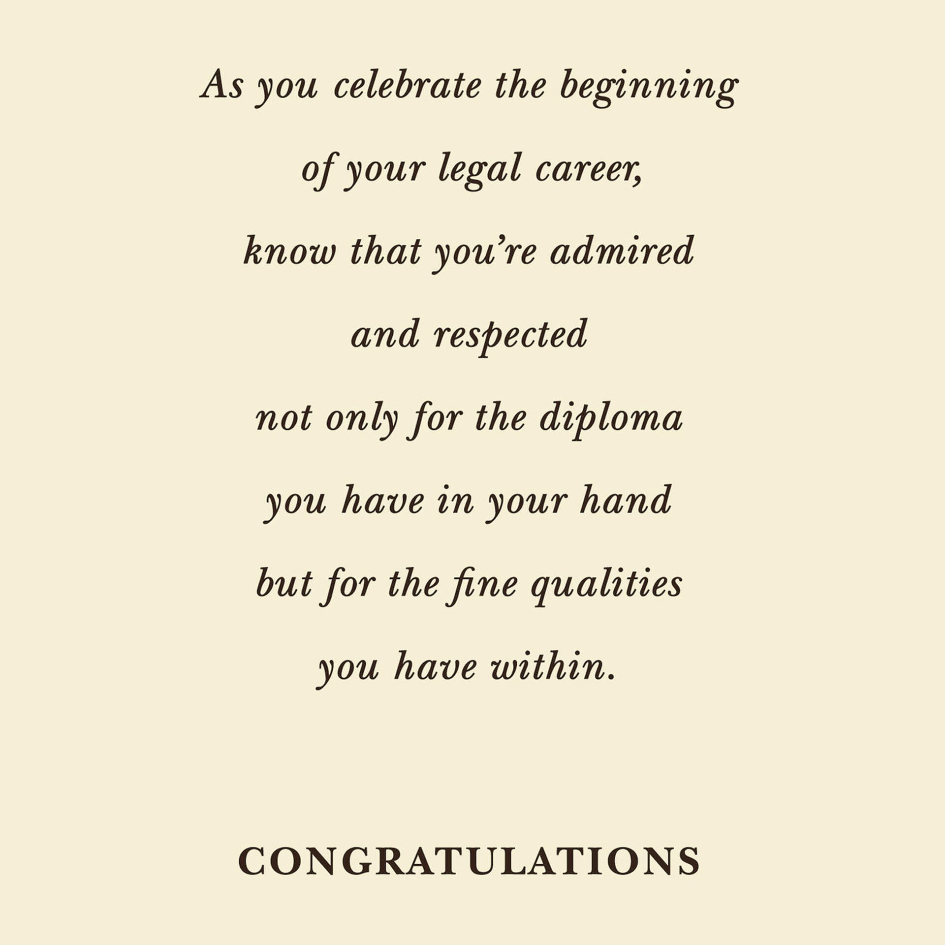 Law Degree Graduation Card Greeting Cards Hallmark