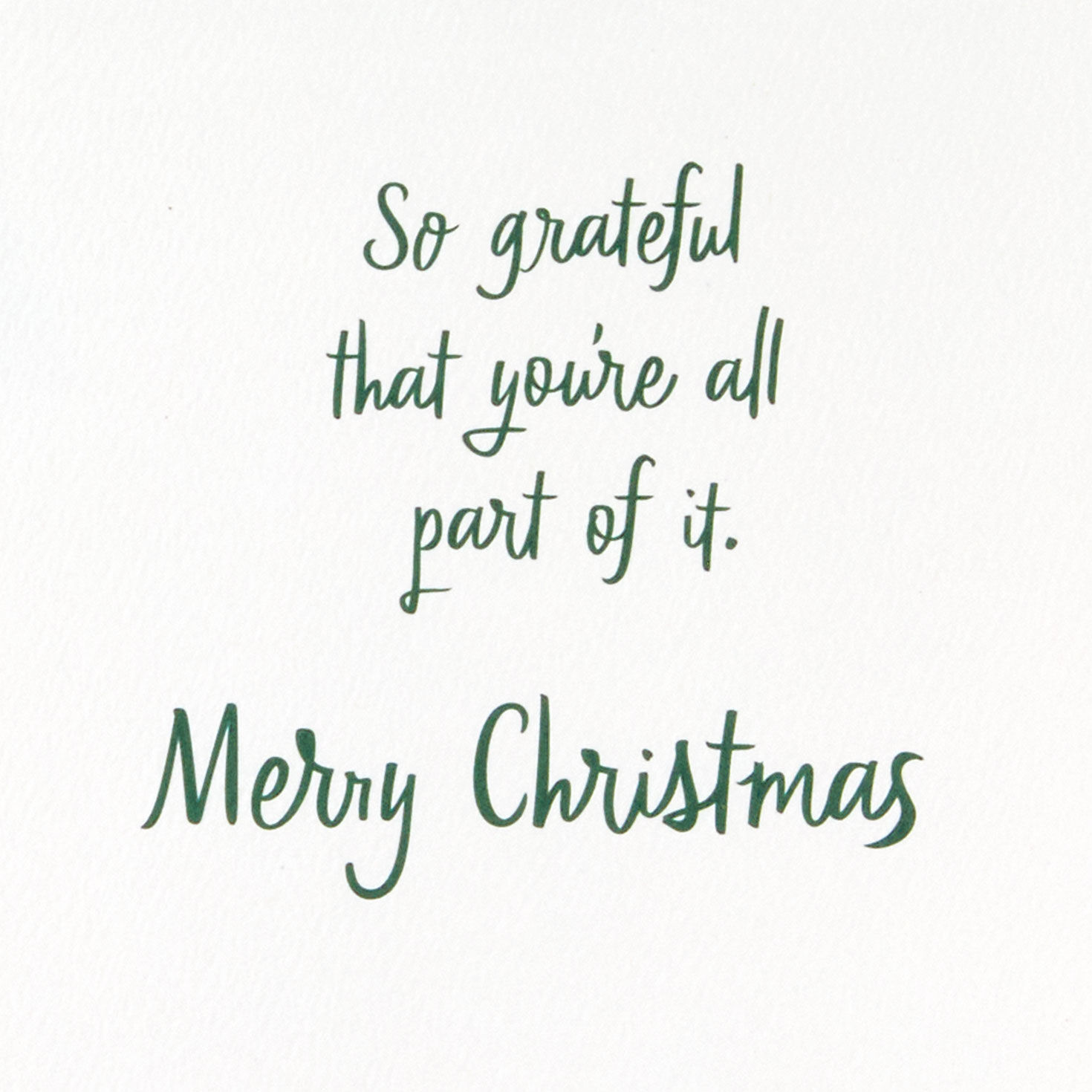 Green and Gold Trees Christmas Card for Son and Family Sentiment image number 3