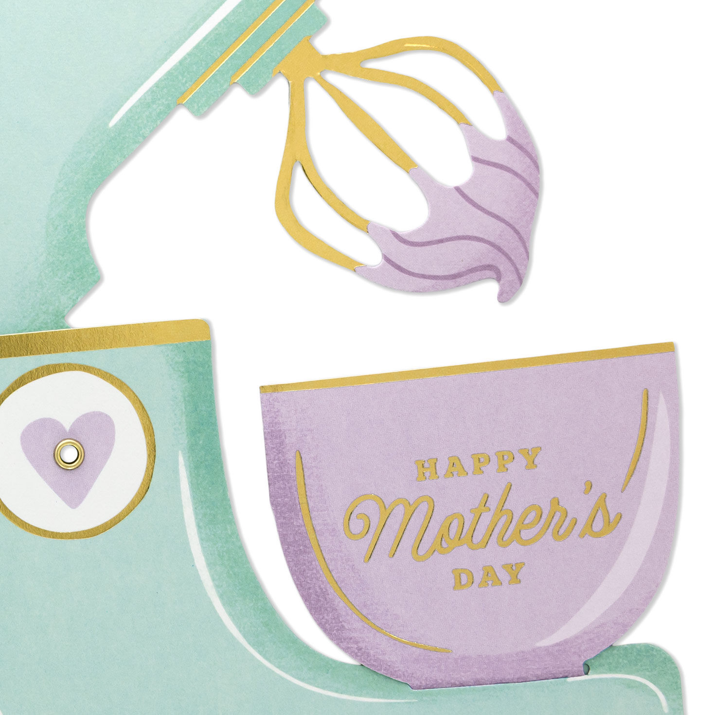 Stand Mixer Innovative Design Mother's Day Card Card Front Detail image number 4