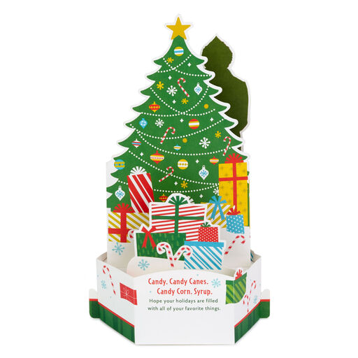 Elf™ Buddy Pop-Up Christmas Card With Sound and Light, 