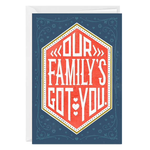 Our Family's Grateful For You Folded Photo Card