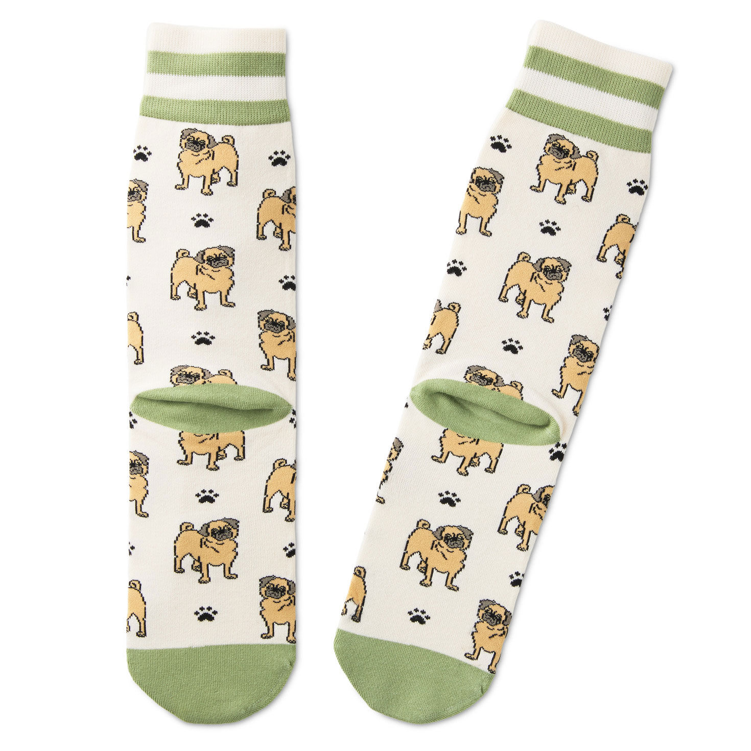 I Love My Pug Novelty Socks  image number 2