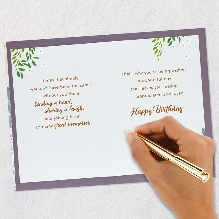 You're Appreciated and Loved Birthday Card for Sister-in-Law, , large image number 7