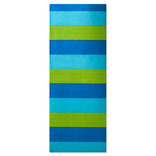 Cool Horizontal Stripes Tissue Paper, 4 sheets, 