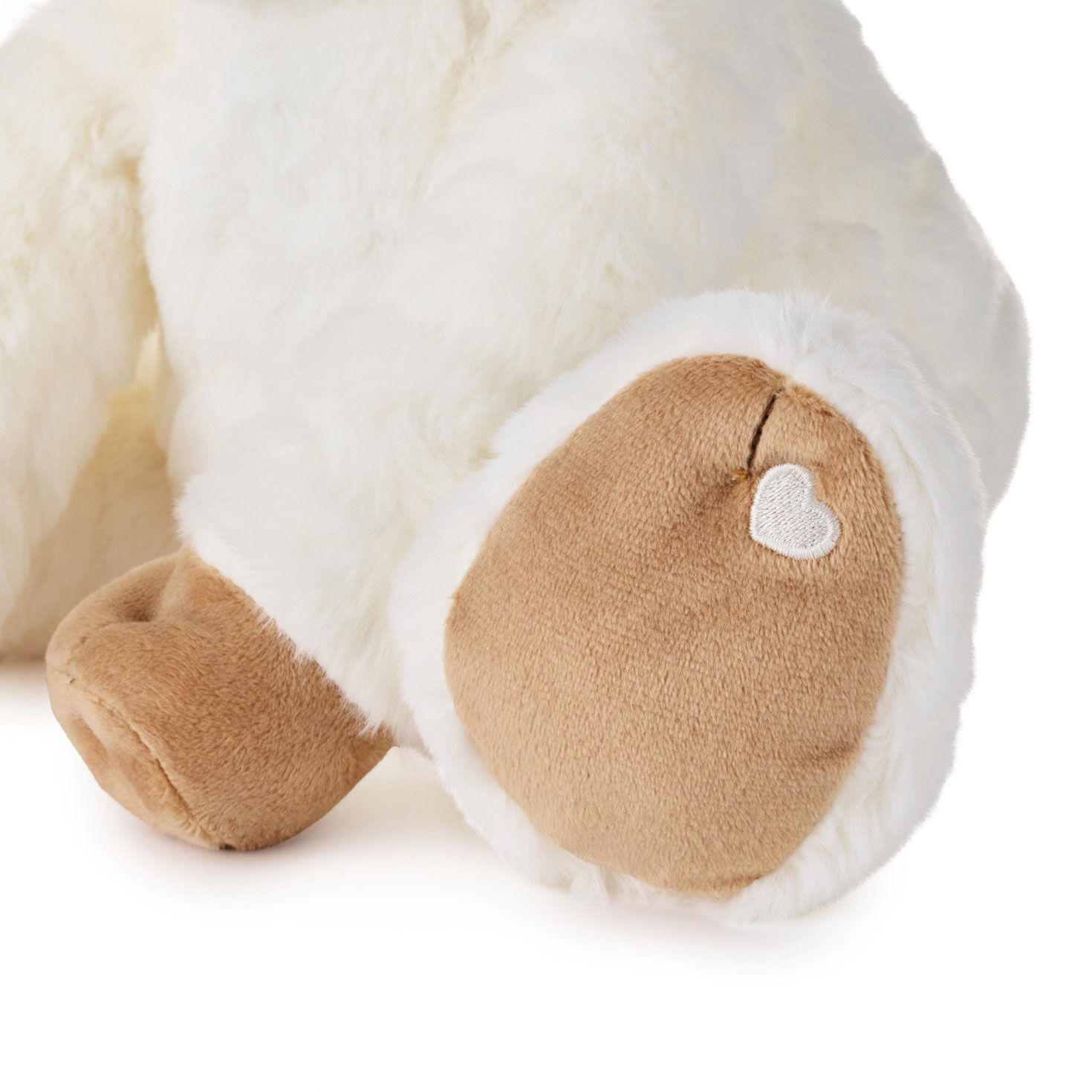 Plush Lamb With Cross-Shaped Light Feature closeup view image number 4