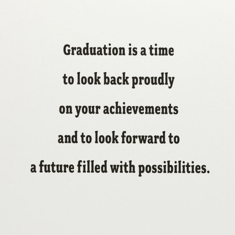 A Future Filled With Possibilities 2026 College Graduation Card - Greeting Cards | Hallmark A Future Filled With Possibilities 2026 College Graduation Card - Greeting Cards | Hallmark