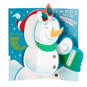Cool Snowman Pop-Up Money Holder Christmas Card, , large image number 2