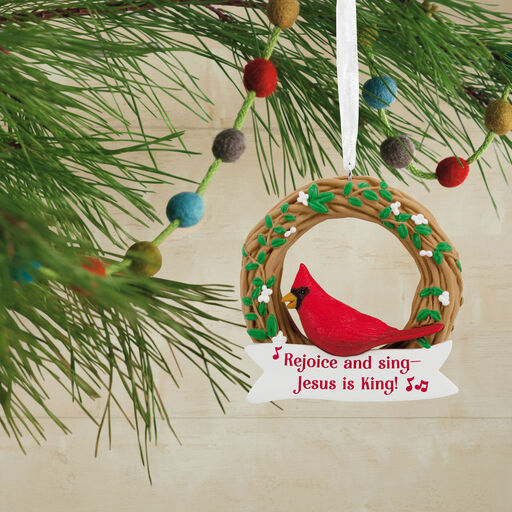 DaySpring Cardinal on Wreath Hallmark Ornament, 