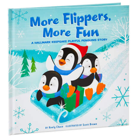 More Flippers, More Fun: A Hallmark Keepsake Playful Penguins Storybook, , large