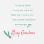 Festive Holiday Stockings Wife Christmas Card Sentiment image number 3