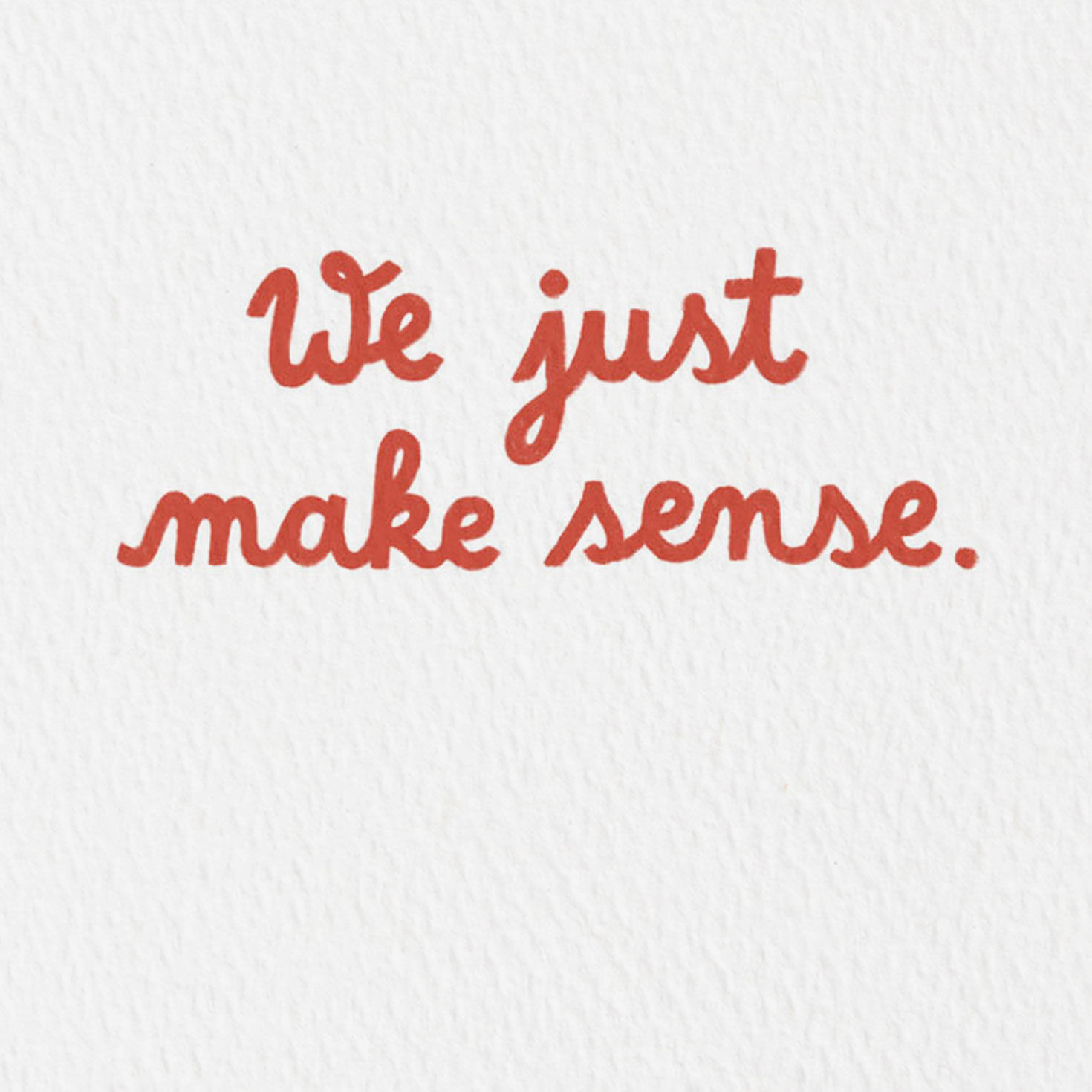 You and Me Make Sense Card for only USD 3.99 | Hallmark