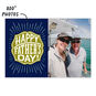 Green Plaque on Blue Personalized Father's Day Card Card Front indicating personalization image number 2