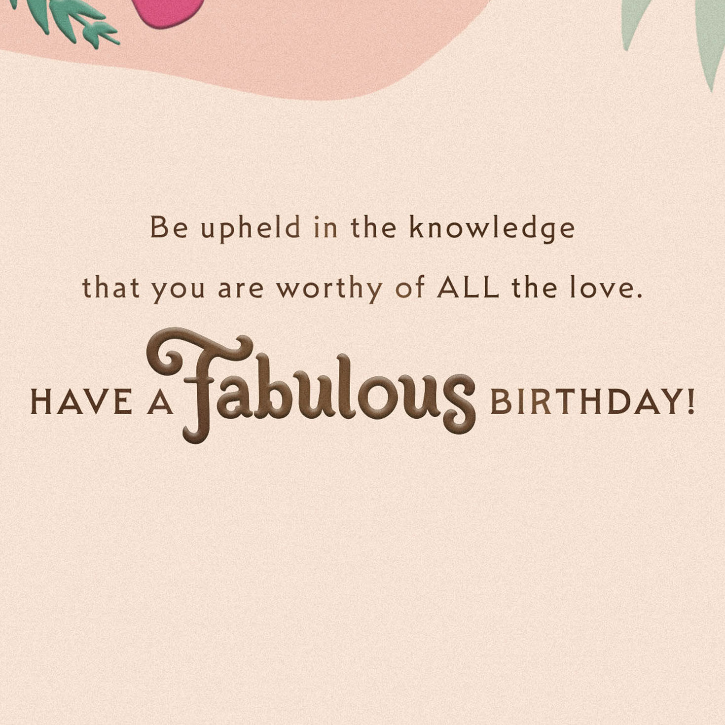 Sis, You're Worthy of All the Love Birthday Card for Her, , large image number 3