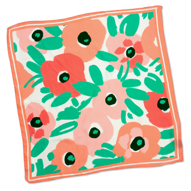 Abstract Floral Scarf, 22", , large image number 2