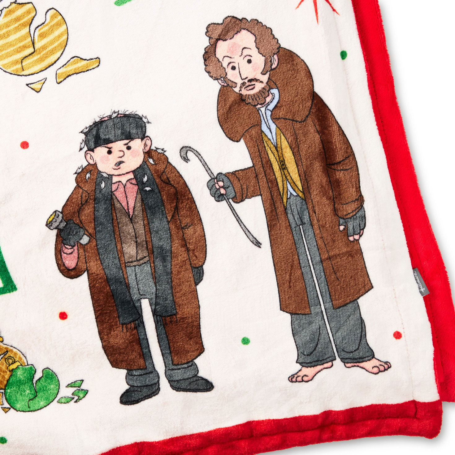 Home Alone Movie Fleece Blanket upclose view image number 4