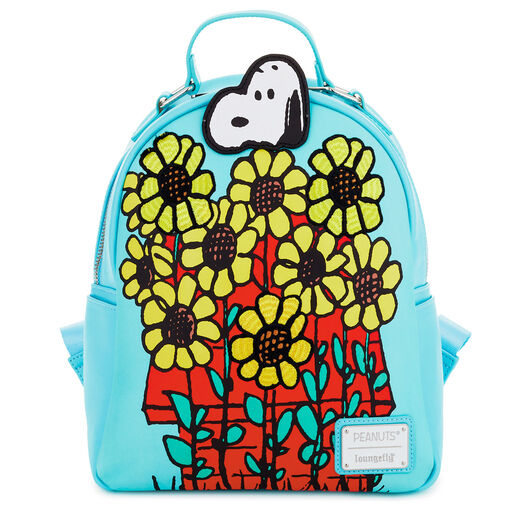 Loungefly Peanuts Snoopy Floral Mini Backpack, 