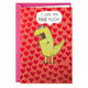 Love You This Much T-Rex Dinosaur Hug Funny Love Card
