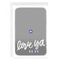 Personalized White Outline Love Photo Card  image number 3