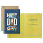 13" Happy Father's Day on Stripes Large Gift Bag With Greeting Card and Tissue Paper, , large image number 4