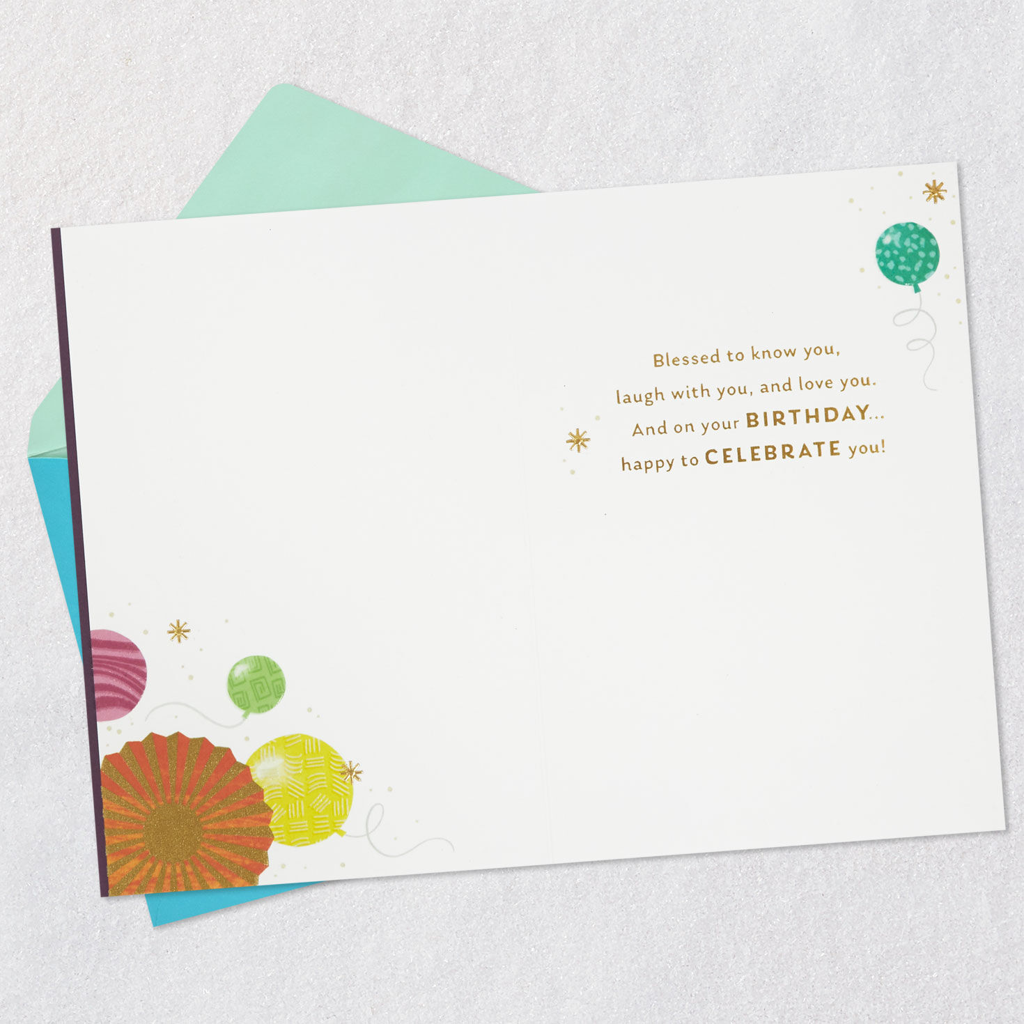 Blessed to Know You Birthday Card, , large image number 3