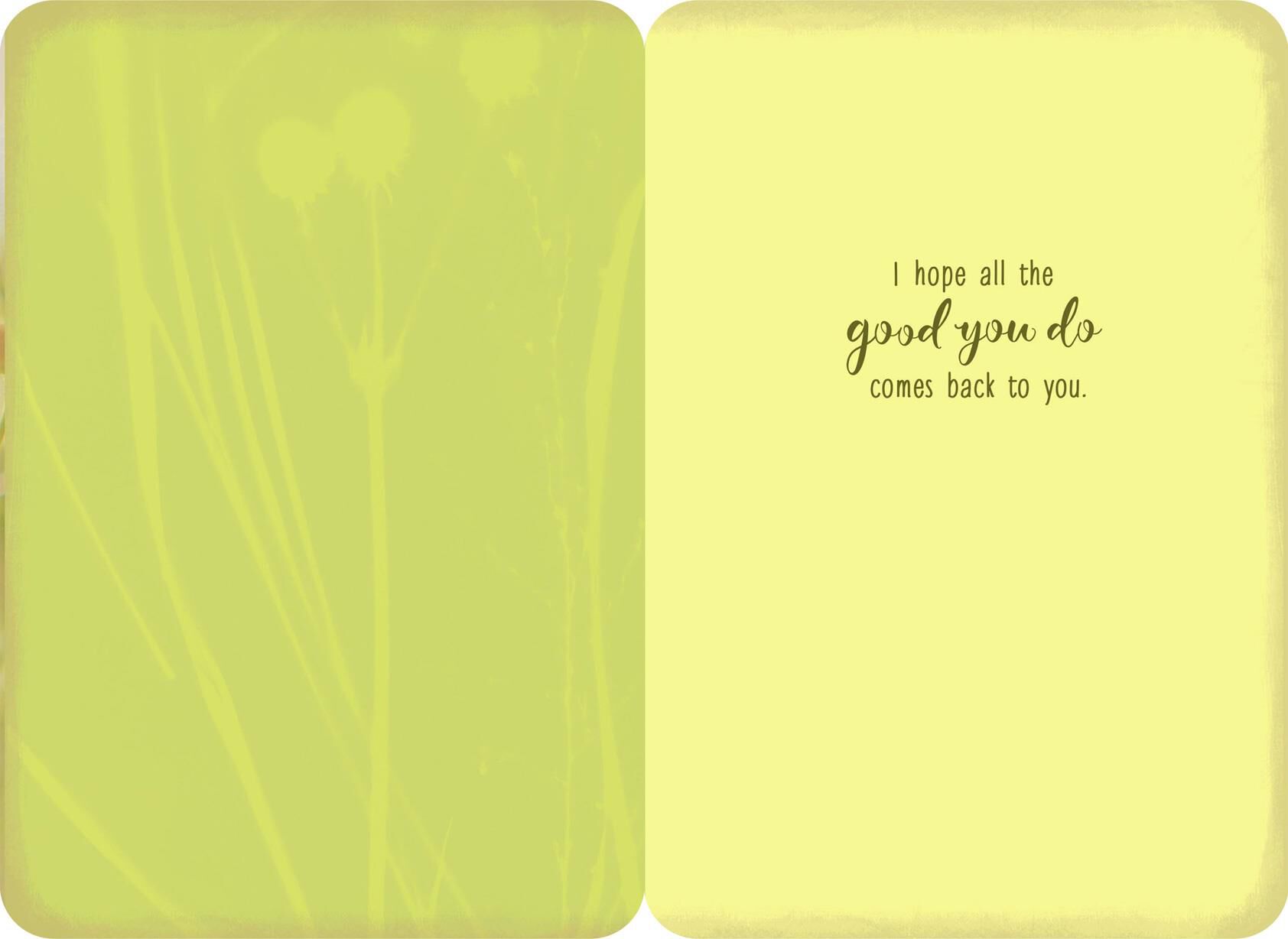 You Make the World a Nicer Place Thank You Card