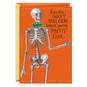 Goofy Skeleton You're Cool Funny Halloween Card, , large image number 1