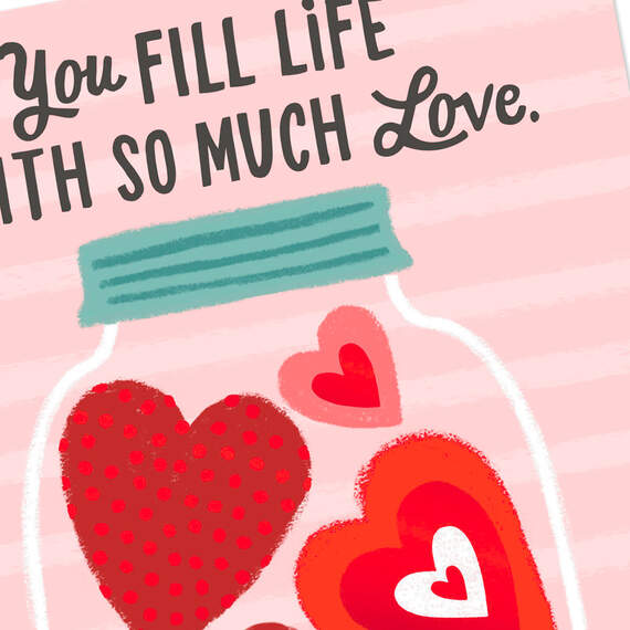You Fill Life With Love Video Greeting Valentine's Day Card, , large image number 4