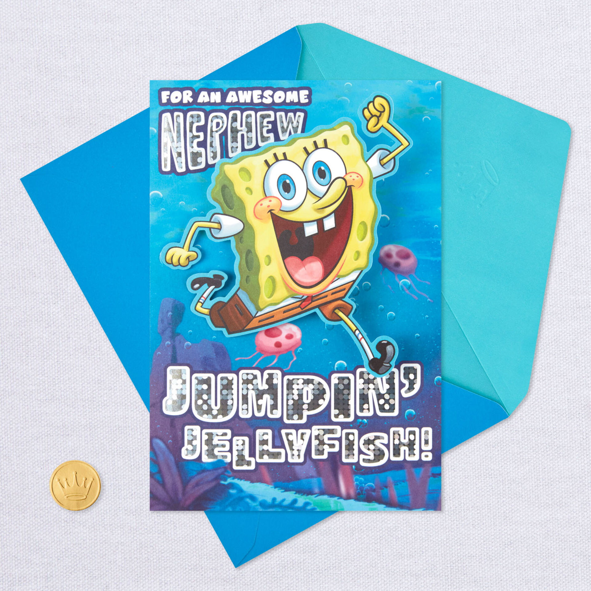 Nickelodeon Spongebob Squarepants Birthday Card For Nephew Greeting Cards Hallmark