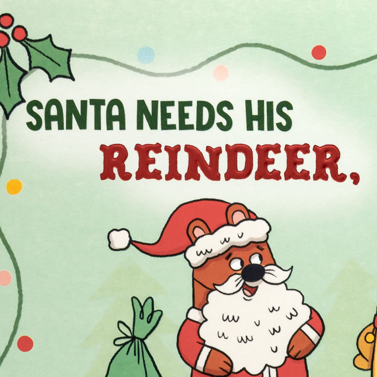 Bear Couple Pop-Up Christmas Card for Better Half Sentiment image number 2