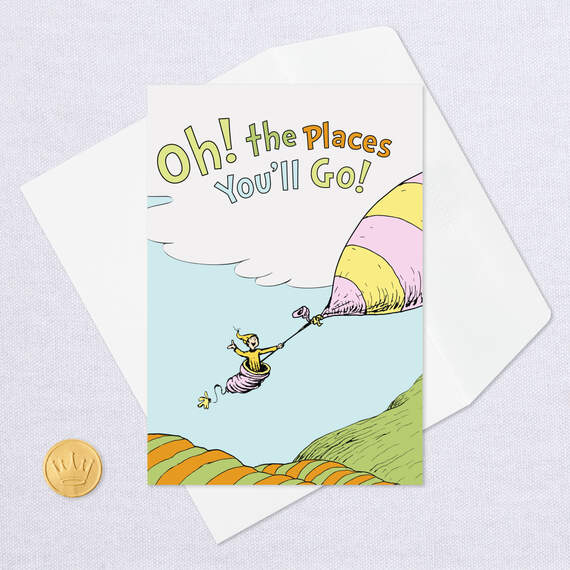 Dr. Seuss™ Oh, The Places You'll Go! Balloon Graduation Card, , large image number 5