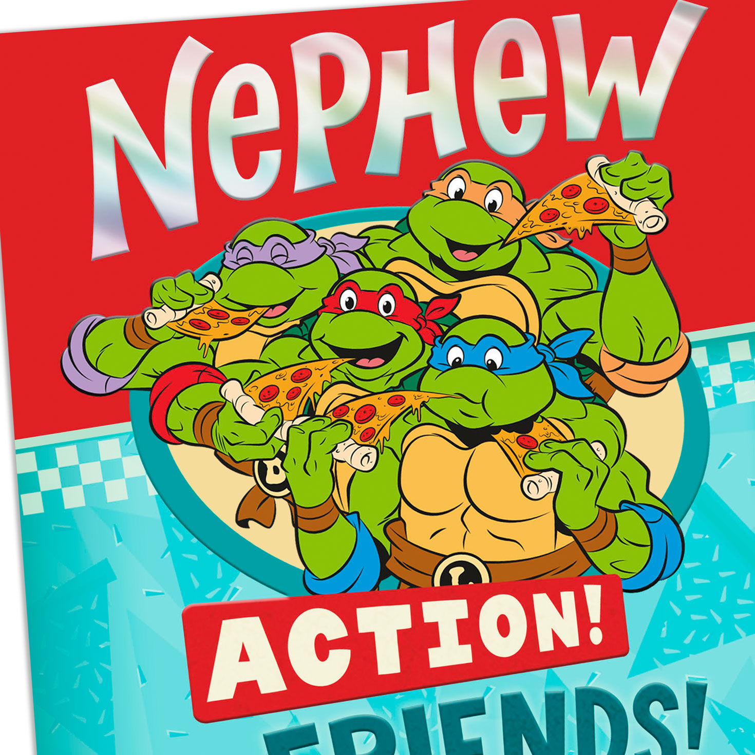 Teenage Mutant Ninja Turtles More Pizza Birthday Card for Nephew for only USD 3.99 | Hallmark