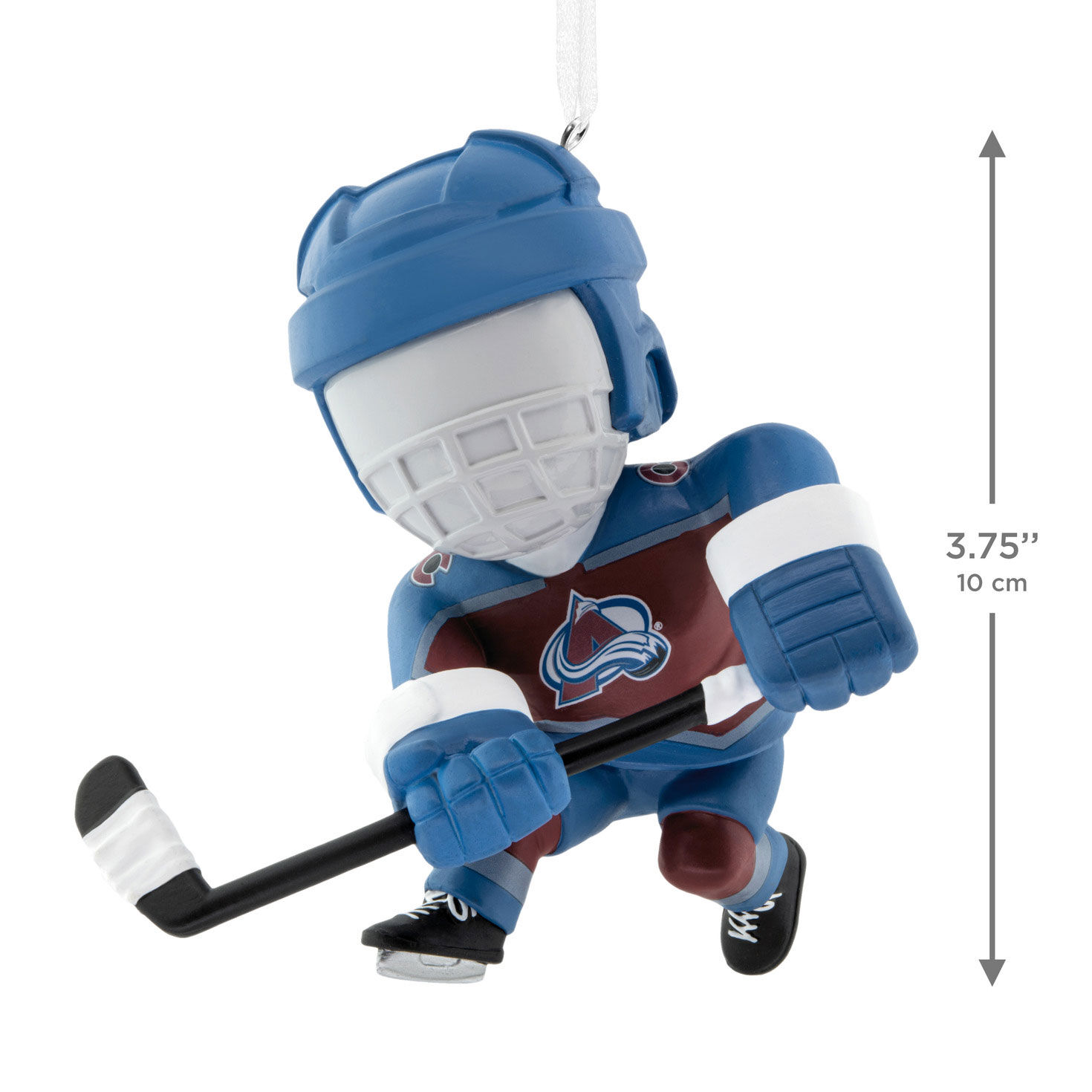 NHL Colorado Avalanche Player Christmas Ornament measurement image number 3
