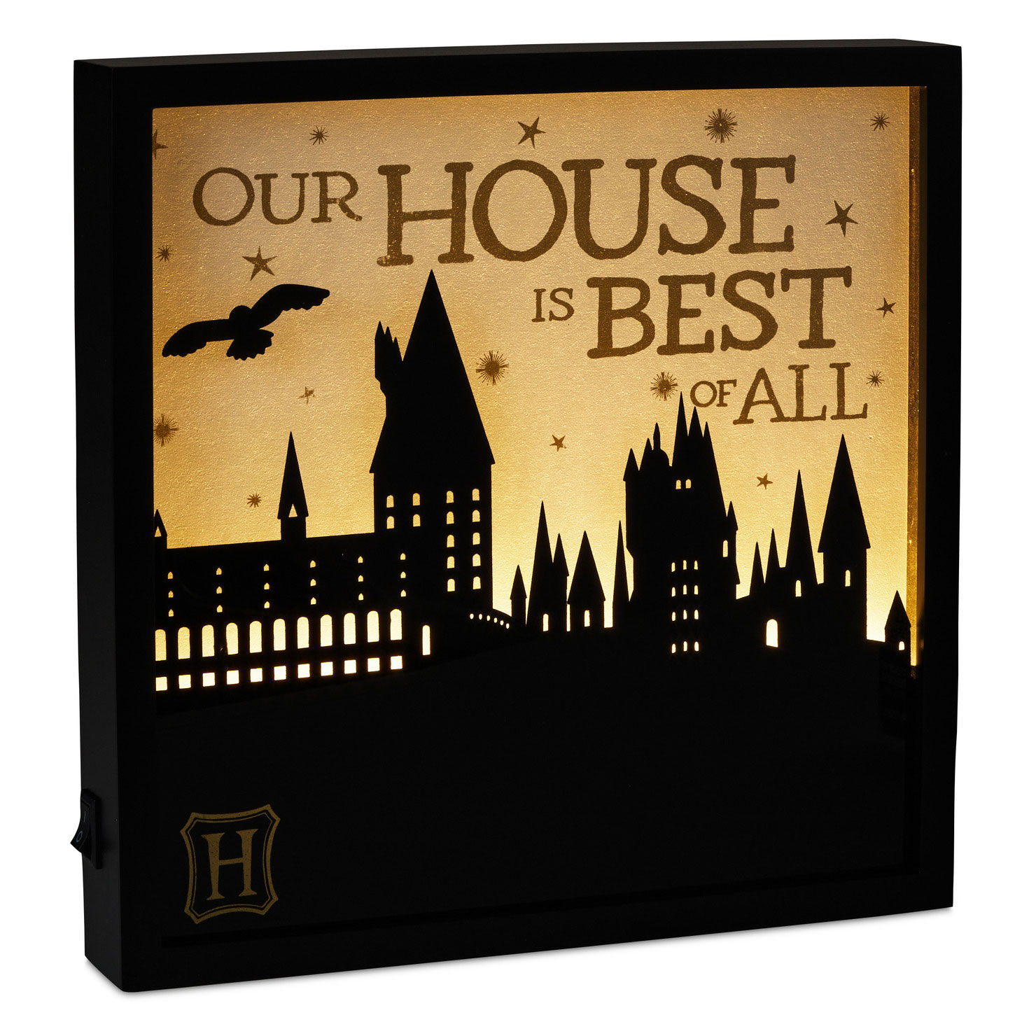 Harry Potter&trade; Hogwarts&trade; Lighted Shadow Box Wall Decor, 10.5", , large image number 2