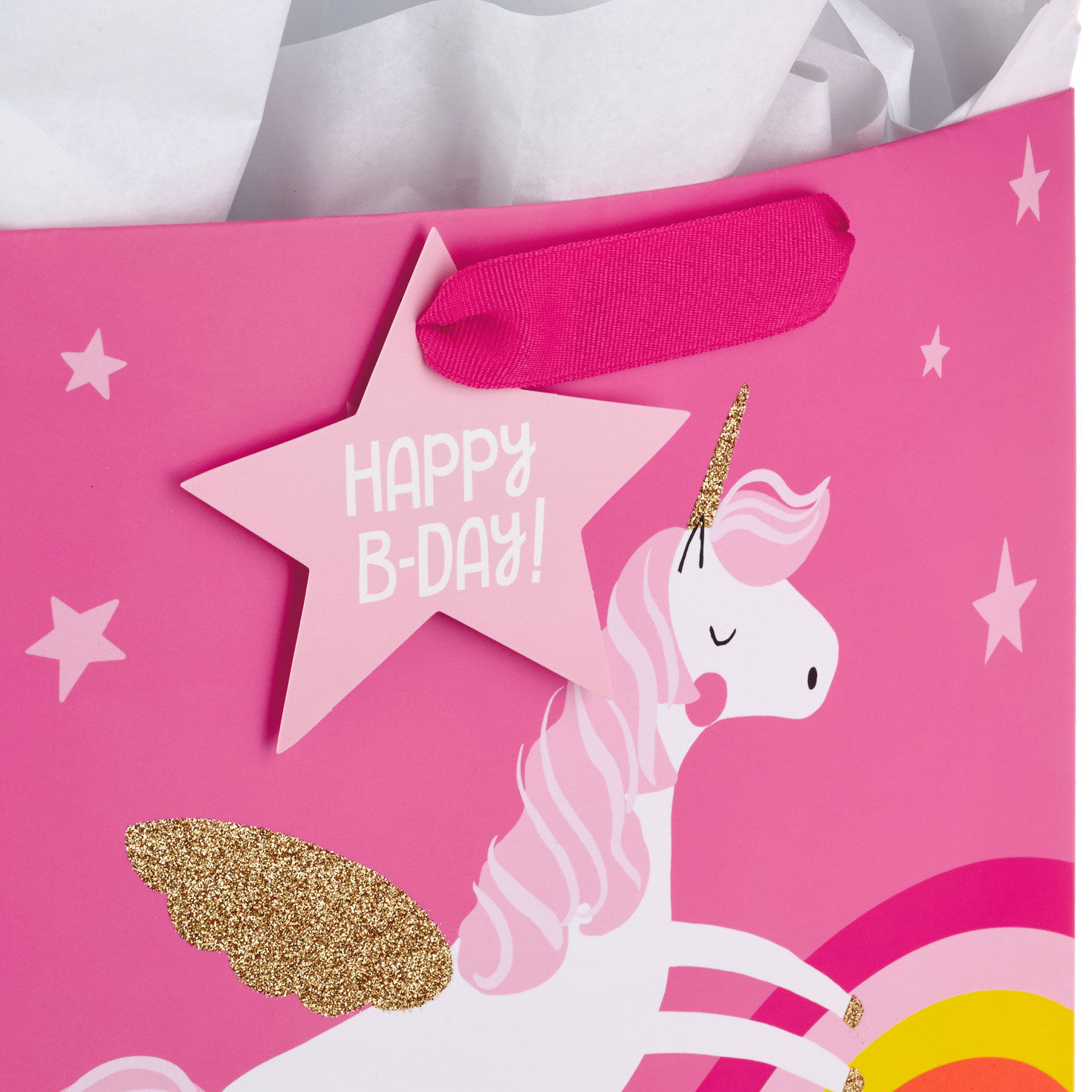 Sloth, Unicorn and Dinosaur Large Gift Bag Bundle upclose view image number 5