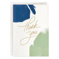 Abstract Brushstroke Signature Thank You Card Card Front image number 1