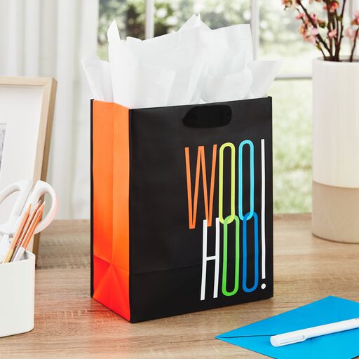 9.6" Woo Hoo Gift Bag, 