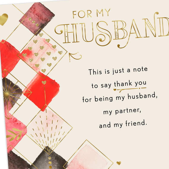 Thank You for Being You Valentine's Day Card for Husband, , large image number 5